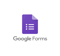 Google Forms logo featuring a purple document icon with a form symbol and the text 'Google Forms' below it, highlighting versatile survey tools.